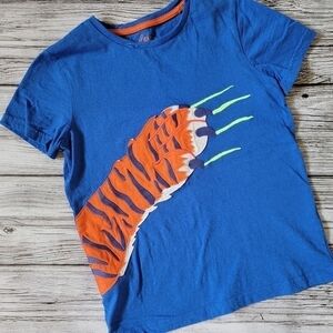 Mini Boden Tiger Paw T-Shirt EUC